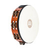 Meinl 10" Traditional Goatskin Wood Tambourine - Nickel Steel Jingles, Dual Row