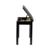 Gator Deluxe Wooden Piano Bench - Black Gator Deluxe Wooden Piano Bench - Black