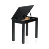Gator Deluxe Wooden Piano Bench - Black Gator Deluxe Wooden Piano Bench - Black