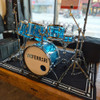 1975 Ludwig Vistalite Drum Set - Blue (with Hardware, Rug, and Cases)