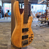 Used LTD B-204SMFL 4-String Fretless Bass Guitar - Natural Spalted