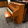 Pre-Owned Conover & Cable CC144M Upright Piano - Mediterranean Oak