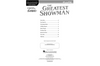 The Greatest Showman for Flute song list