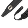 Levy's M17VGN 2.5 inch Padded Vegan Leather Guitar Strap - Black
