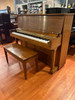 Used Steinway Model 1098 Upright Acoustic Piano - Walnut