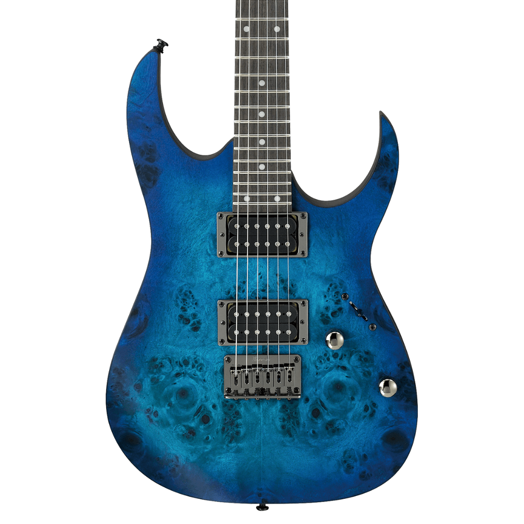 Used Ibanez RG421PB Electric Guitar - Sapphire Blue Flat - Heid Music