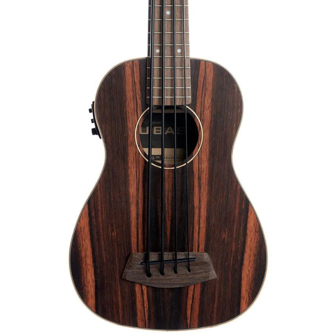 Heid Music | Kala Acoustic Electric U-Bass - Striped Ebony