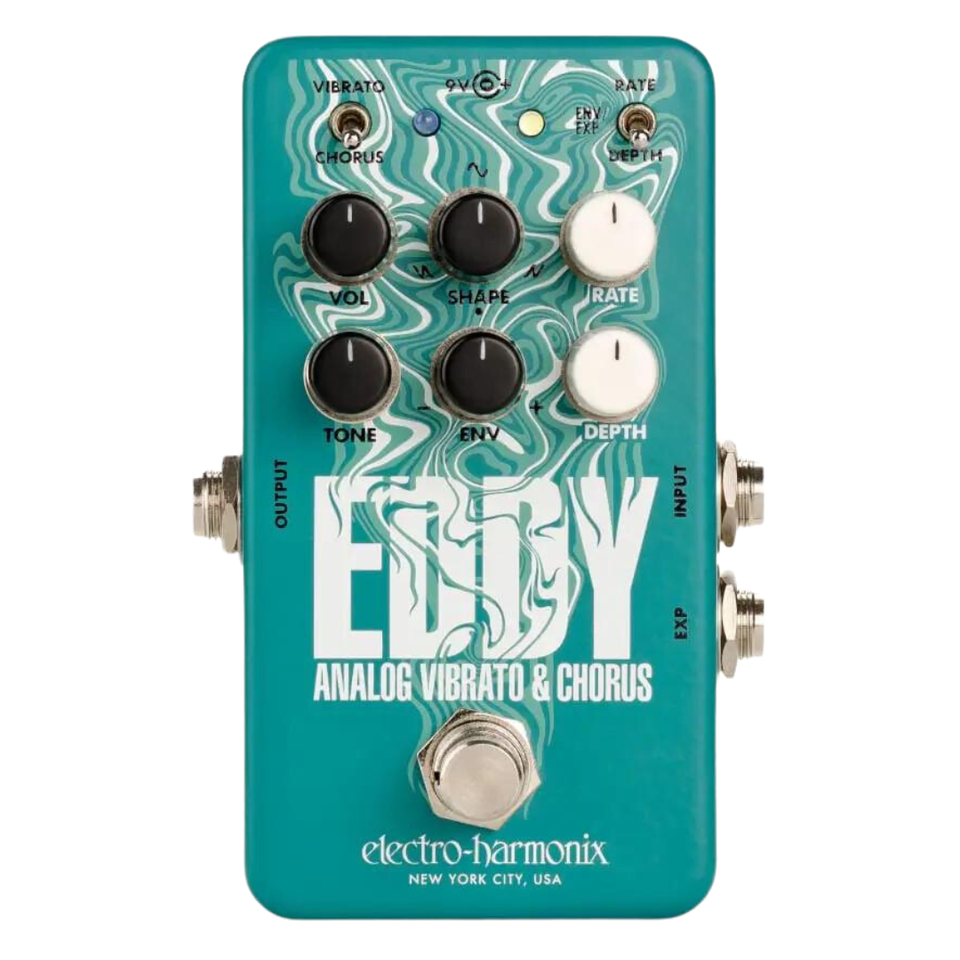 Electro-Harmonix EDDY コーラス、ビブラート　エフェクター Heid Music | Electro-Harmonix Eddy Vibrato Chorus Pedal