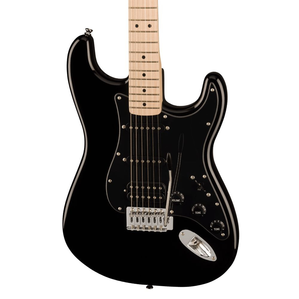 Heid Music | Squier Sonic Stratocaster HSS Electric Guitar - Black