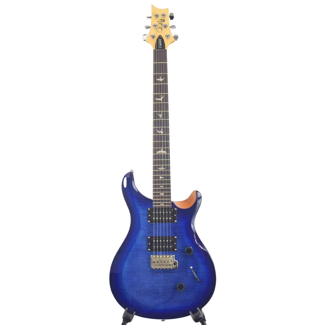 ギター PRS SE custom24 blue Heid Music | PRS SE Custom 24 Electric Guitar - Faded Blue Burst