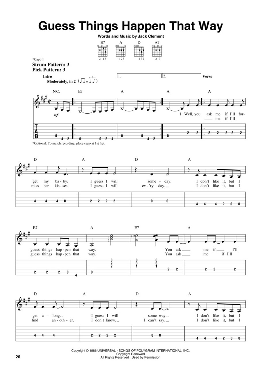 Ghost Riders In The Sky by Johnny Cash solo bass guitar tab