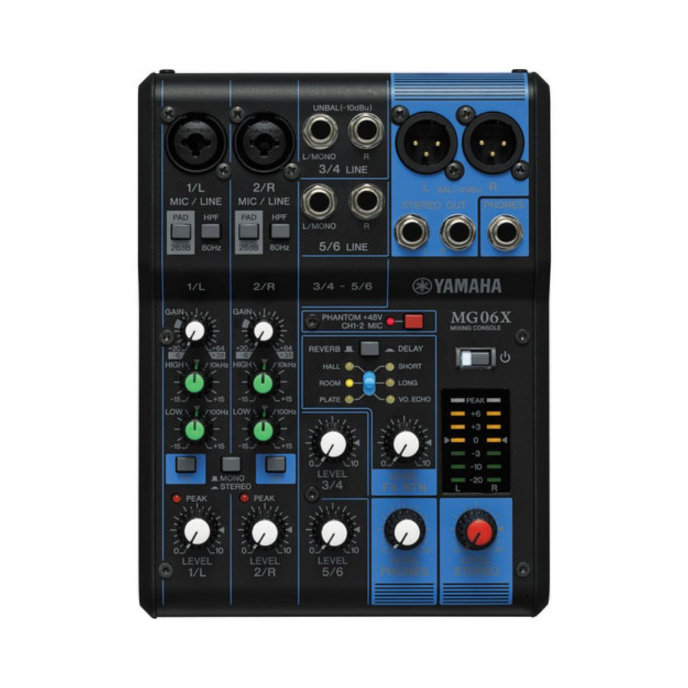 Yamaha MG06X 6-Channel Mixer - Heid Music