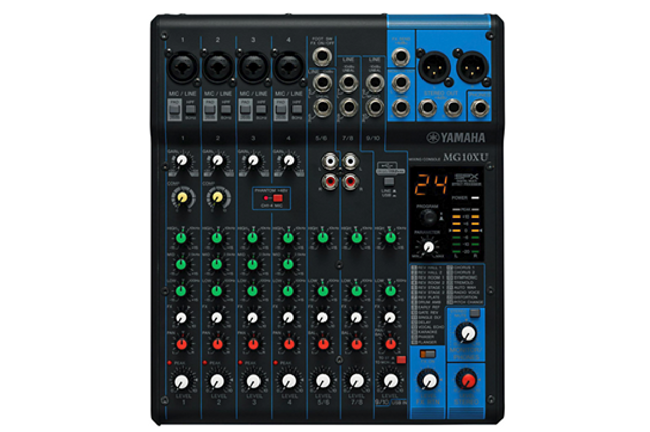 Yamaha MG10XU 10-Channel Mixer with Effects - Heid Music