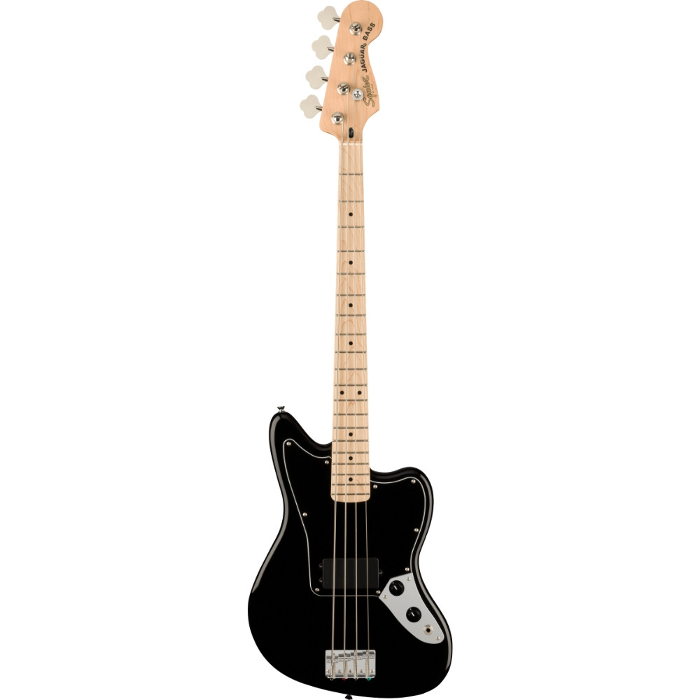 Squier Affinity Series Jaguar H Bass Guitar - Black - Heid Music