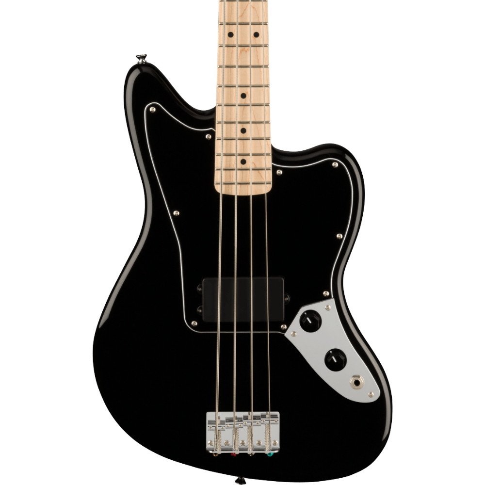 Squier Affinity Series Jaguar H Bass Guitar - Black - Heid Music