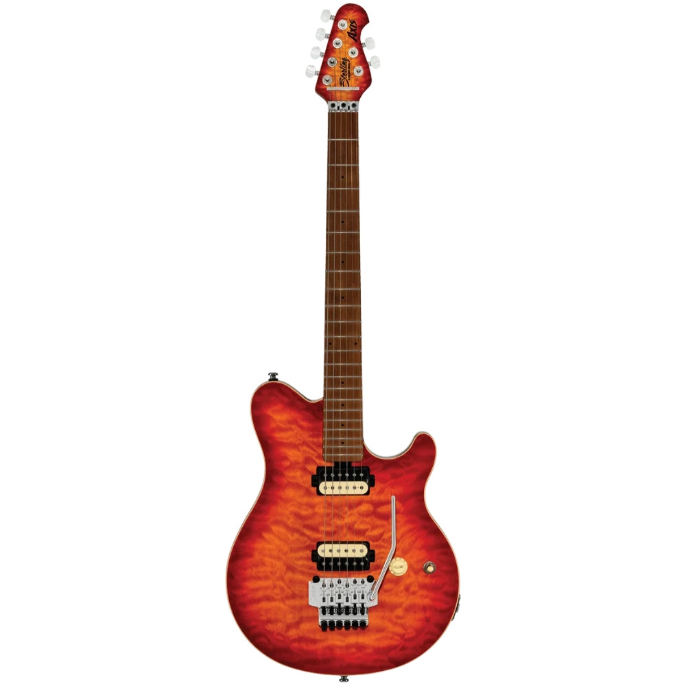 Heid Music | Sterling Axis AX50QM Electric Guitar - Lava Burst