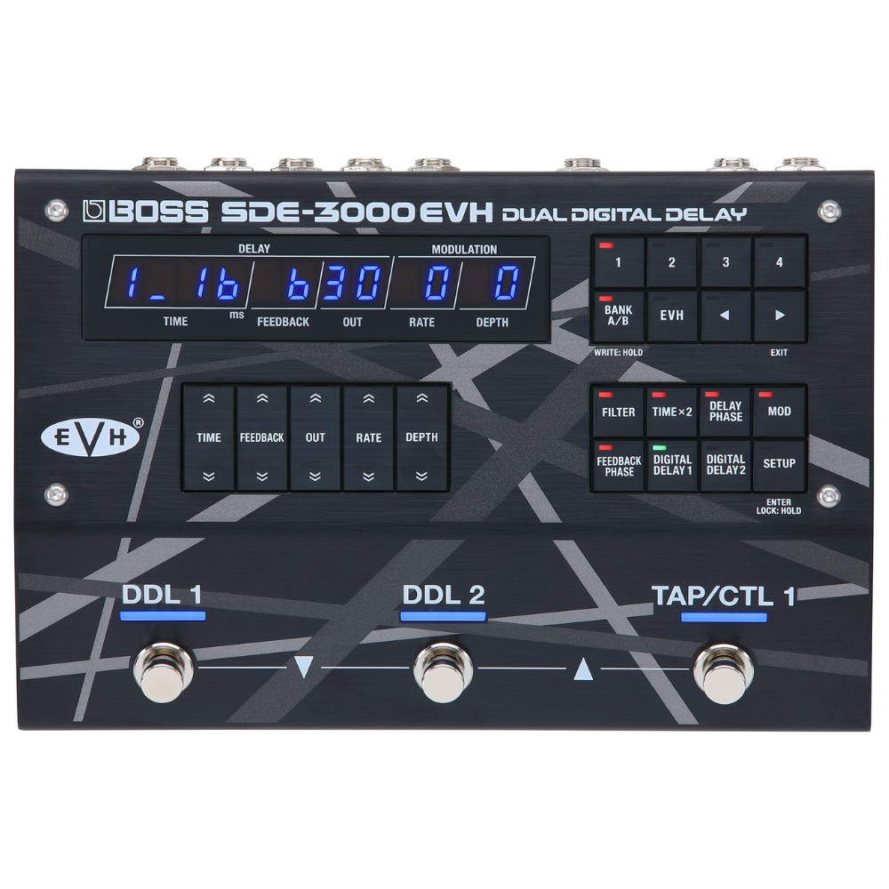 Heid Music | Boss SDE-3000EVH Dual Digital Delay Pedal - EVH Edition