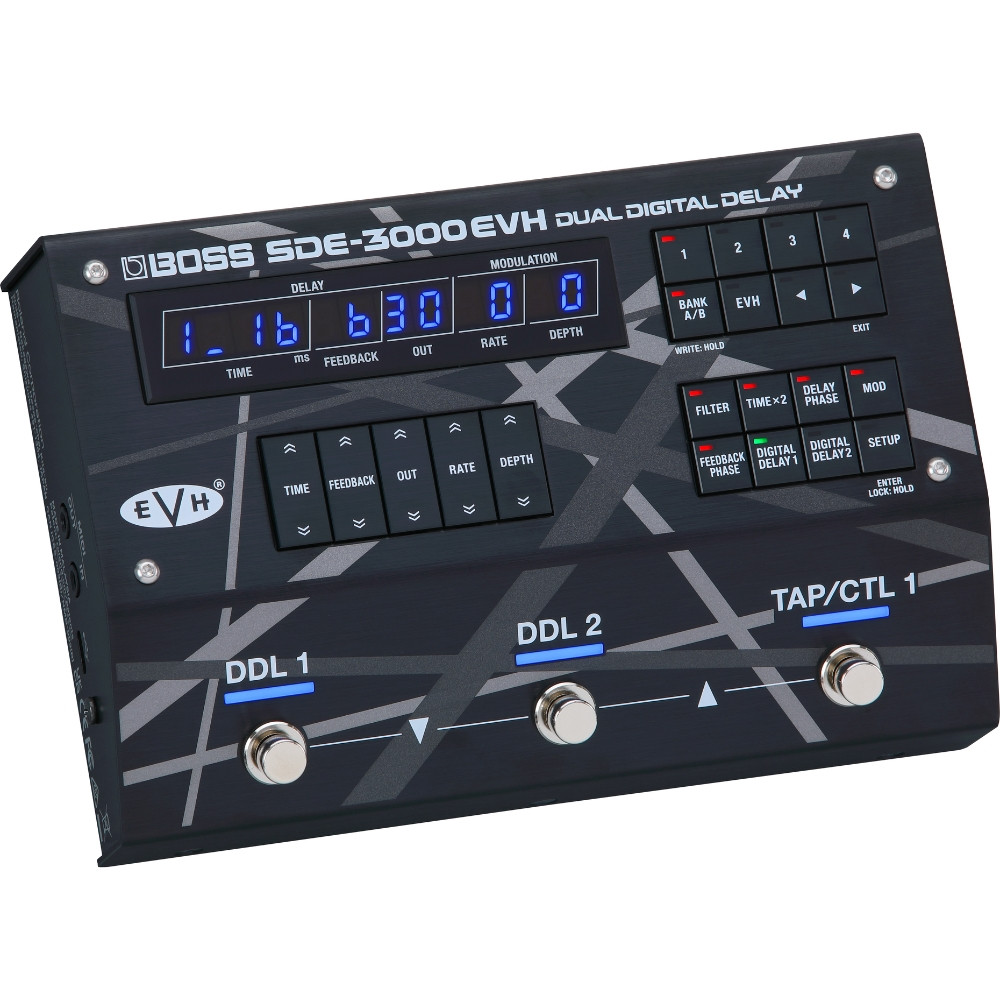 Heid Music | Boss SDE-3000EVH Dual Digital Delay Pedal - EVH Edition