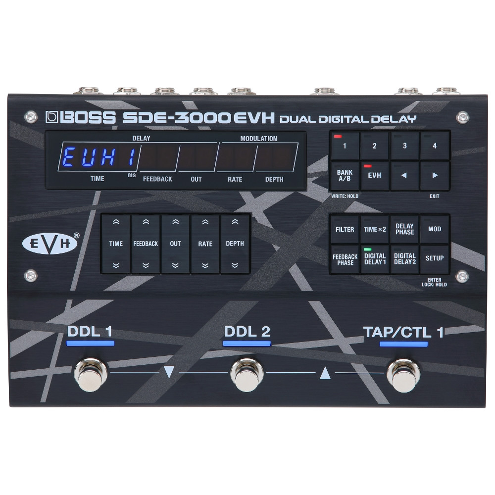 Heid Music | Boss SDE-3000EVH Dual Digital Delay Pedal - EVH Edition