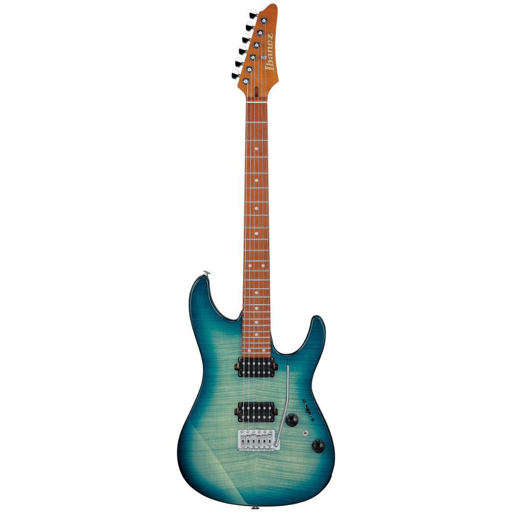 Ibanez AZ24S1F Electric Guitar - Transparent Turquoise Burst