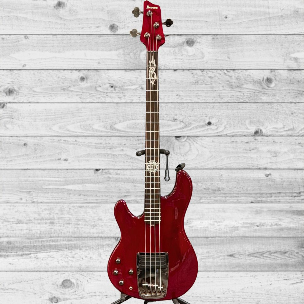 825654 paulページ Ibanez PGB1L Paul Gray Signature Bass Guitar - Burgundy Wine