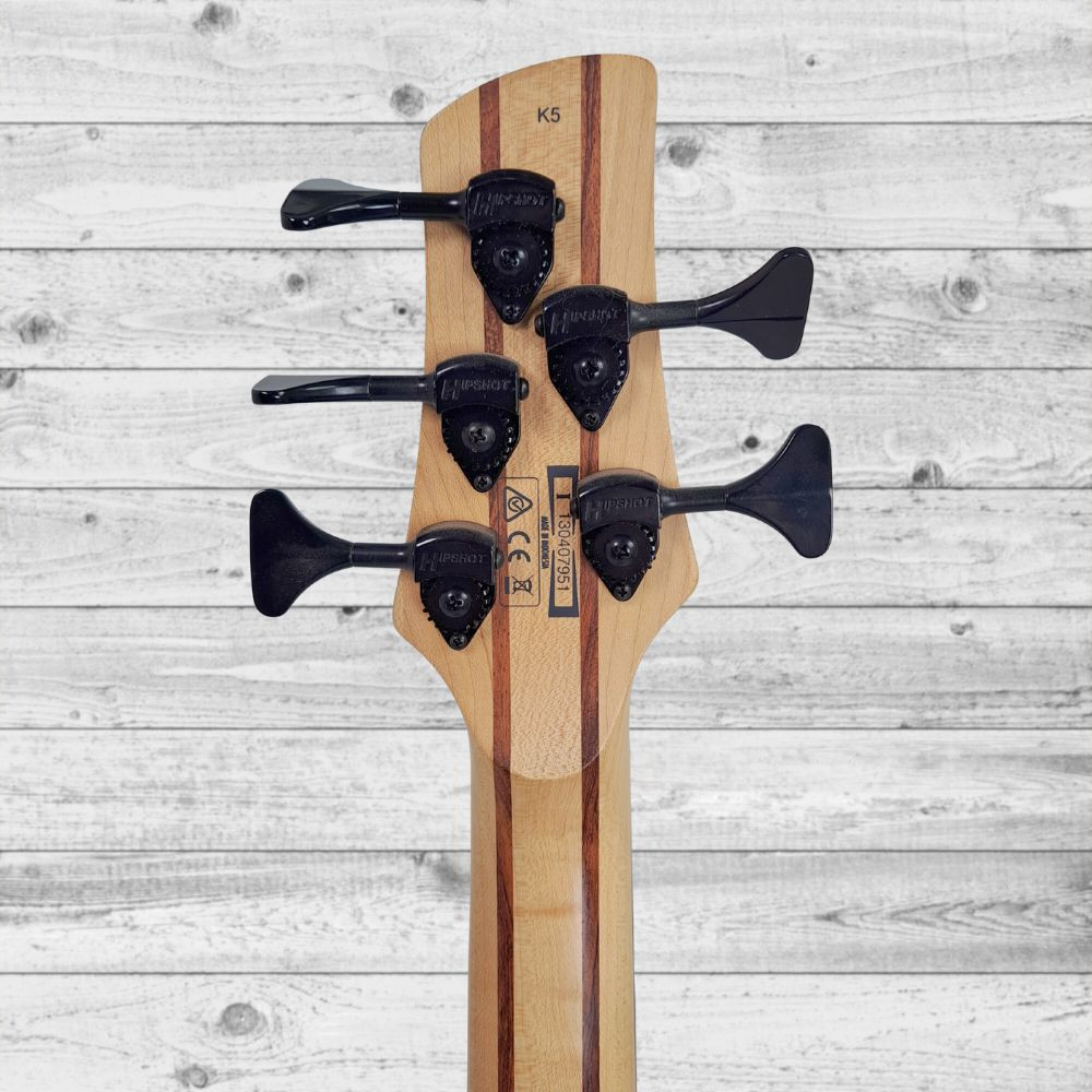 Used Ibanez K5 Fieldy Signature Bass Guitar - Flat Black (7 lb 6