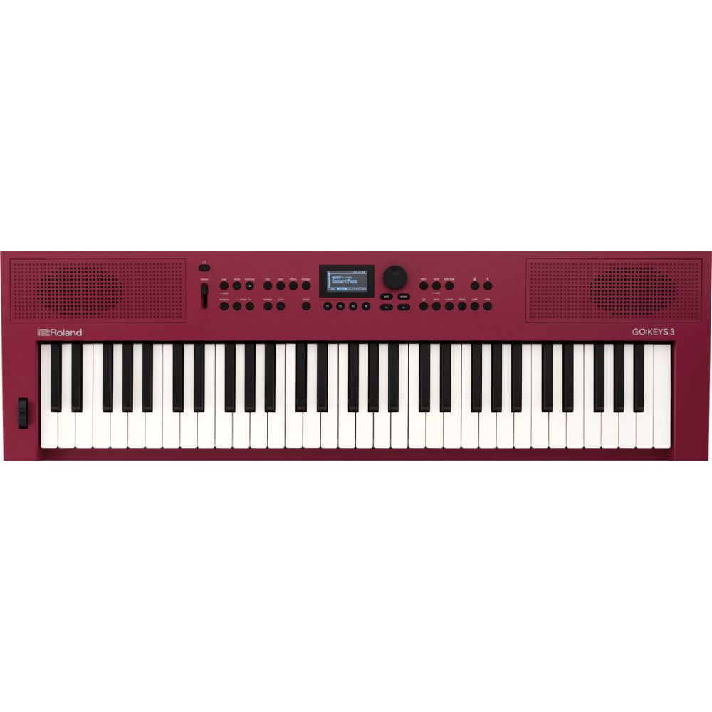 Roland GO:Keys 3 Portable Keyboard - Red - Heid Music