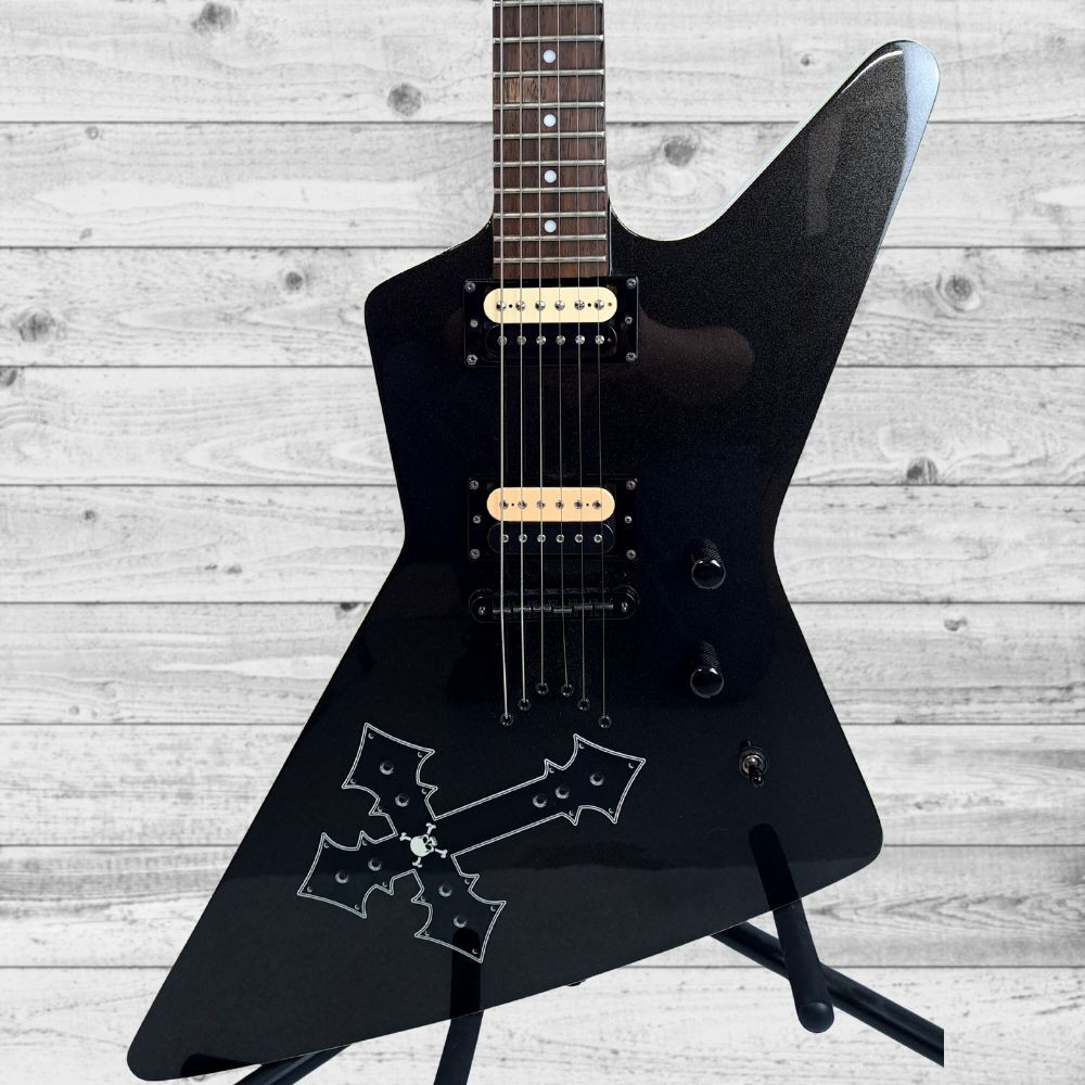 ギター　楽器 Used Dean Bret Michaels Signature Z Electric Guitar - Metallic
