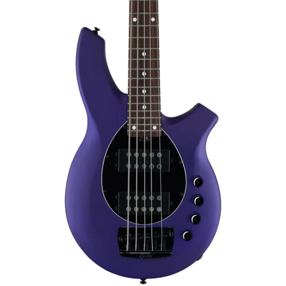 Sterling Bongo 5-String Bass Guitar - Firemist Purple Satin - Heid Music