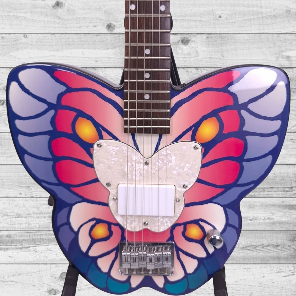 Used Daisy Rock Debutante Electric Guitar - Butterfly (6 lb 3 oz