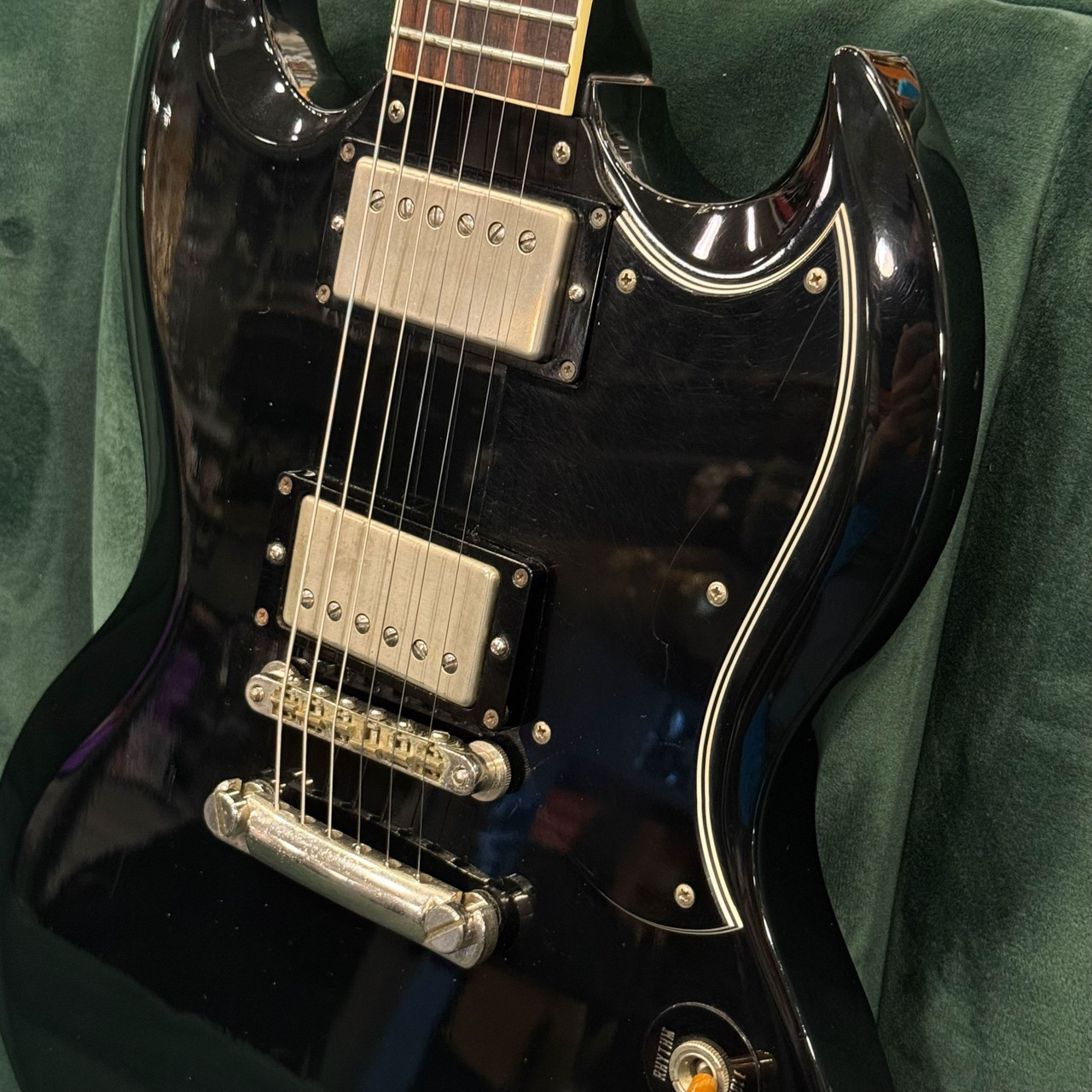 1990s Greco SG Standard Electric Guitar - Black (Gibson 490/498