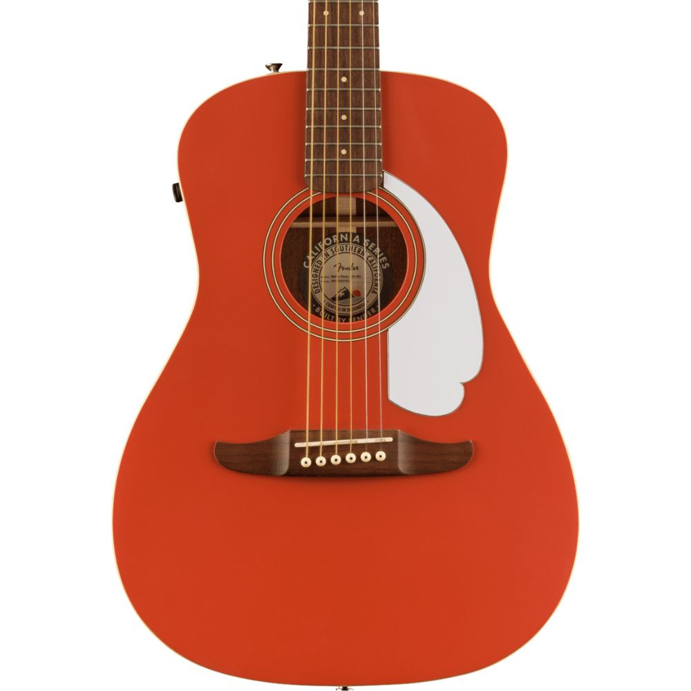Fender Malibu Player Acoustic Guitar - Fiesta Red - Heid Music