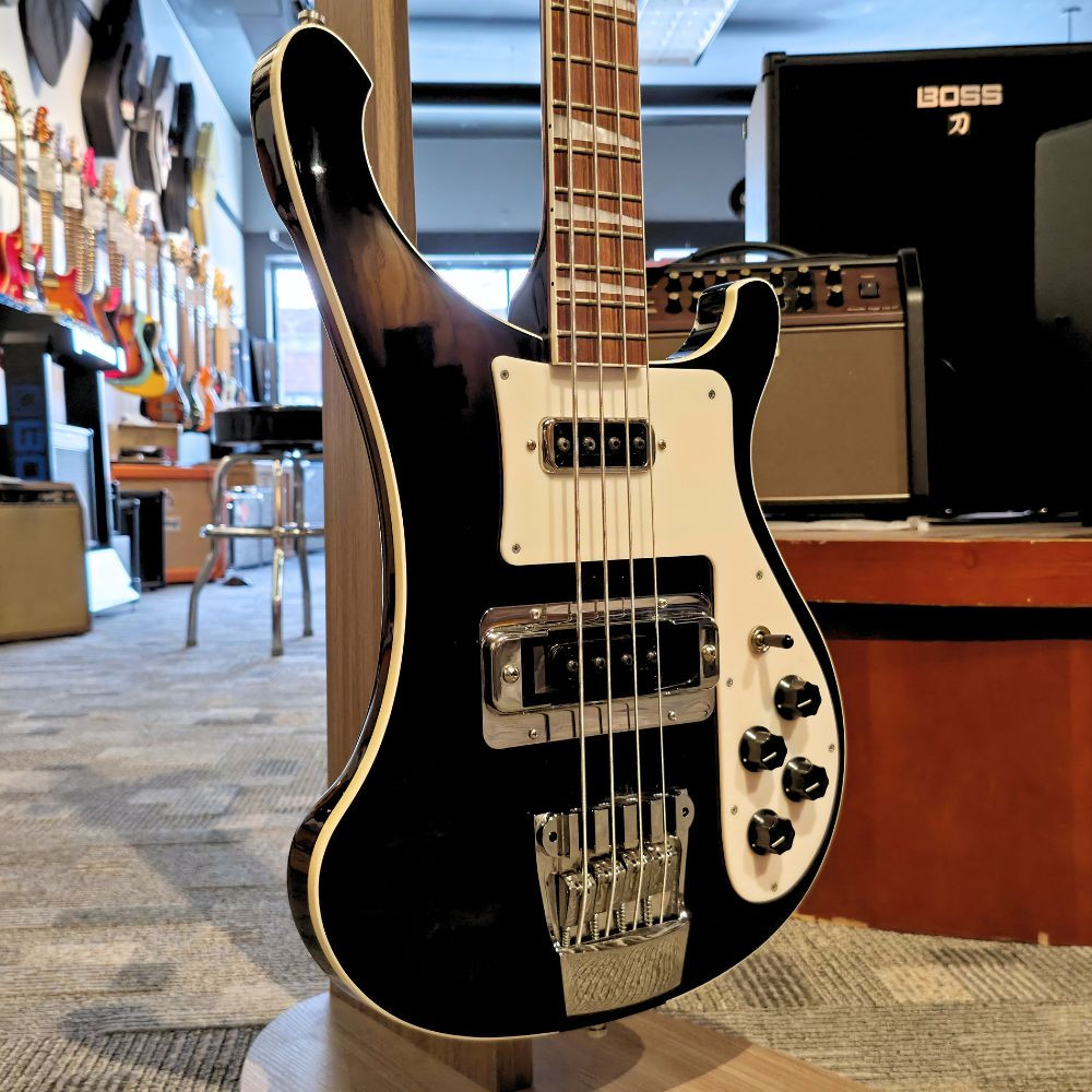 2022 Rickenbacker 4003 Electric Bass Guitar - Jetglo Black (9 lb 8