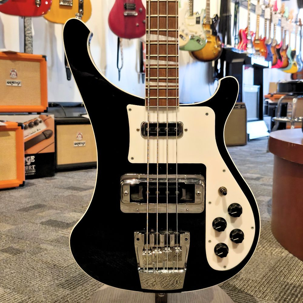 2022 Rickenbacker 4003 Electric Bass Guitar - Jetglo Black (9 lb 8