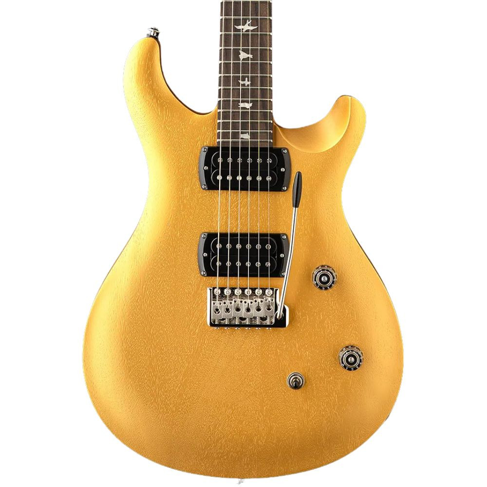 PRS SE CE24 Standard Satin Electric Guitar - Metallic Gold - Heid