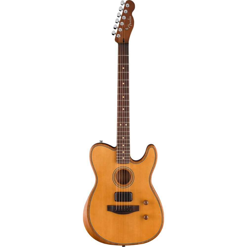 Fender Acoustasonic Standard Telecaster - Aged Natural - Heid Music