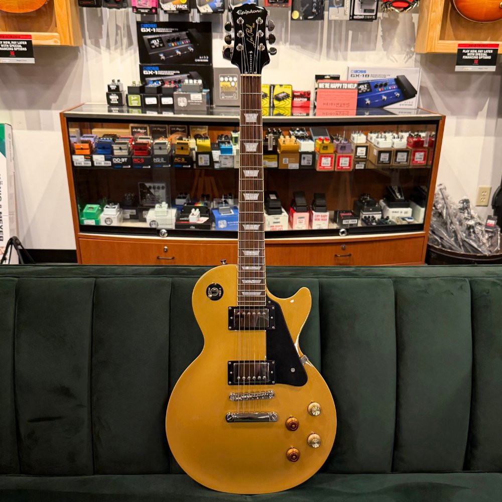 Used Epiphone Joe Bonamassa Les Paul - Gold Top (9 lb 8 oz) - Heid
