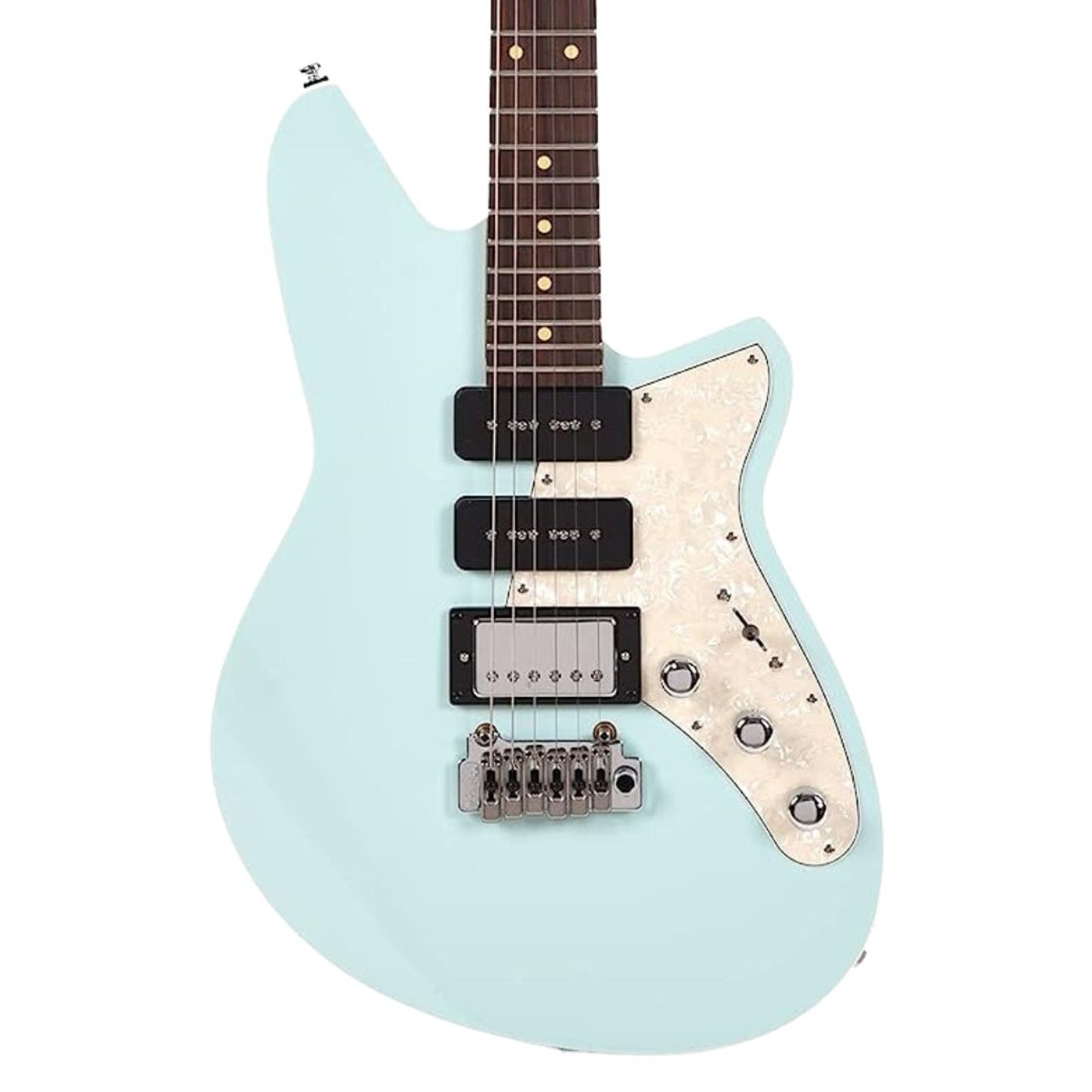 Reverend Six Gun HPP Electric Guitar - Chronic Blue - Heid Music