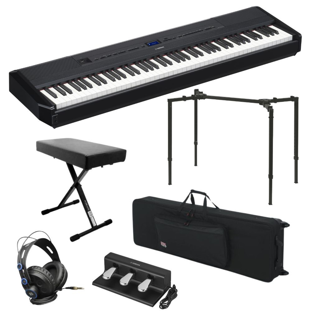 PXS5000CSSP | Digital Piano Bundle | Privia Concert Piano With Stand And  Pedals