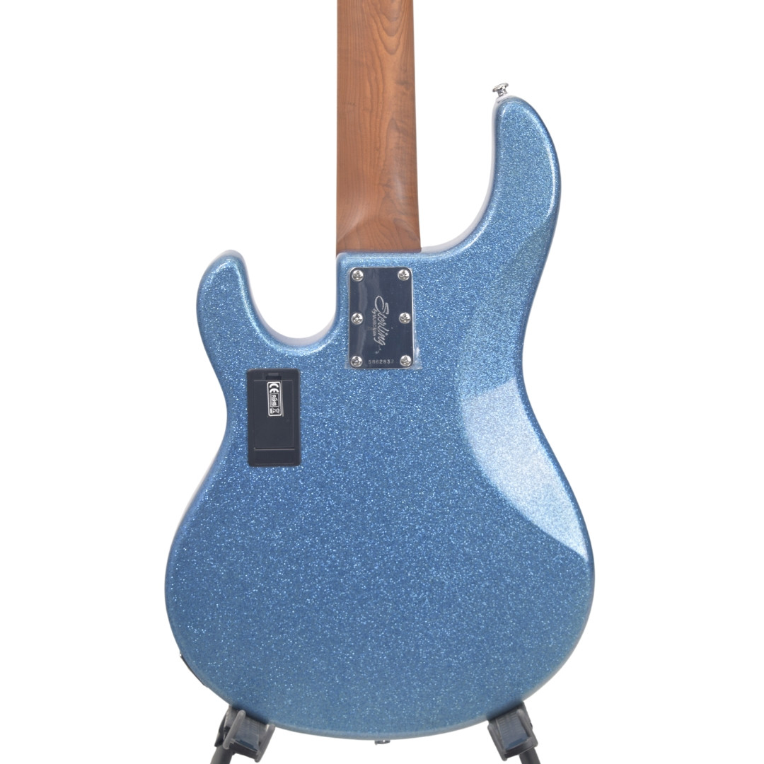 Heid Music | Sterling StingRay RAY35 5-string Bass Guitar - Blue