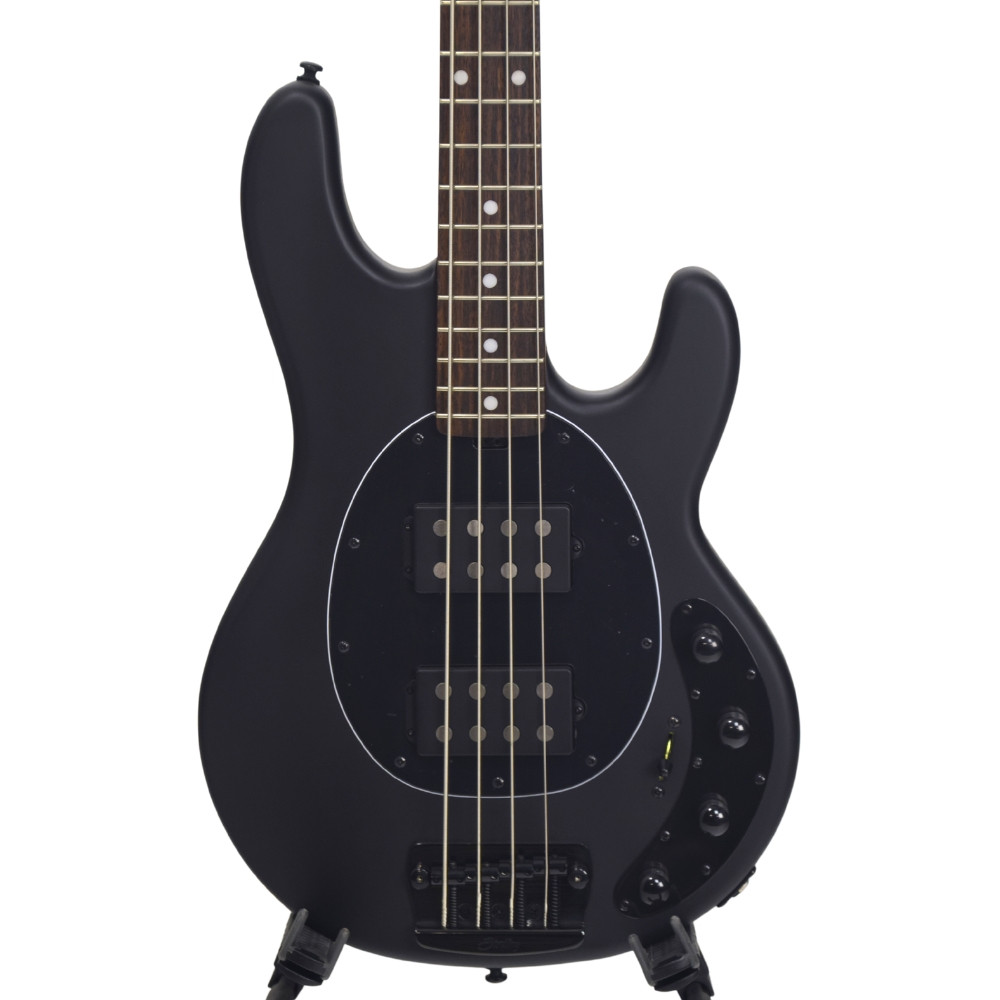 Heid Music | Sterling StingRay RAY34 HH Bass Guitar - Stealth Black