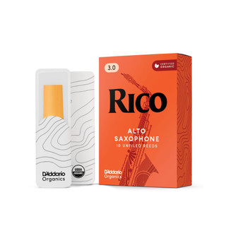 Rico Organic Alto Saxophone Reeds - 3 (10 pack)