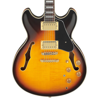 Ibanez JSM10EM John Scofield Hollowbody Electric Guitar - Two-Tone Burst