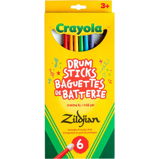 Zildjian x Crayola Kids Drumsticks Set
