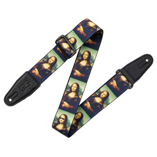 Levy's 2 inch Masterpiece Series Guitar Strap - Mona Lisa