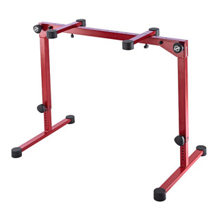 K&M 18820 Omega Pro Table‑Style Keyboard Stand - Ruby Red