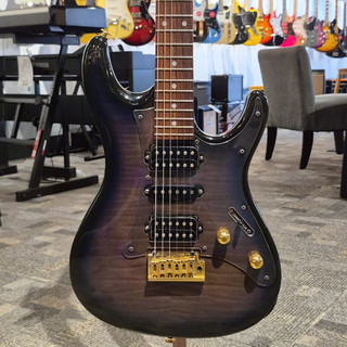 1993 Ibanez RV470 Electric Guitar - Gravure Flame Purple (7 lb 7 oz)