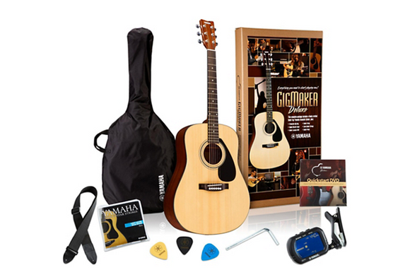 Yamaha Gigmaker Deluxe Acoustic Guitar Pack - Natural