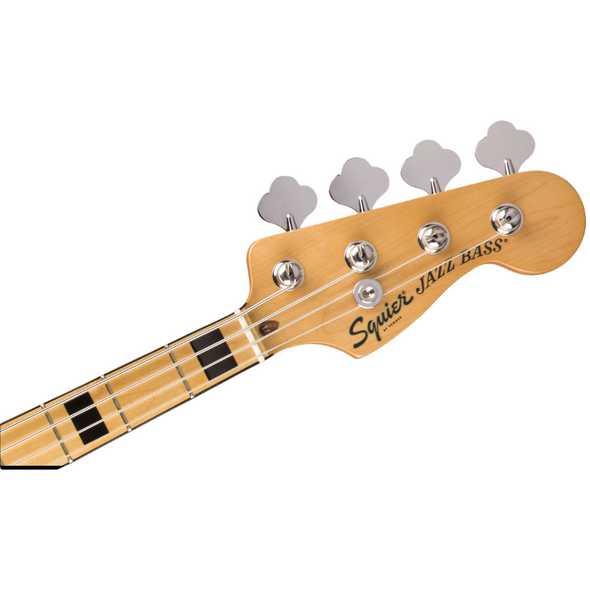 Squier Classic Vibe 70s Jazz Bass - Natural - headstock