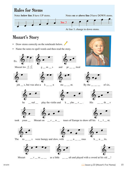 sample page mozarts story